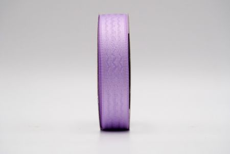 Фиолетовая волнистая ленточка из гросгрейна_K1763-PT086